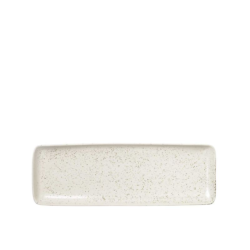 Broste Nordic Vanilla Rectangular Plate image number 1